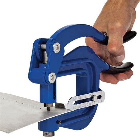 1 inch sheet metal hole punch|hand held steel hole punch.